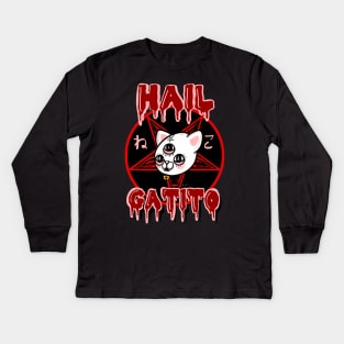 HAIL GATITO Kids Long Sleeve T-Shirt